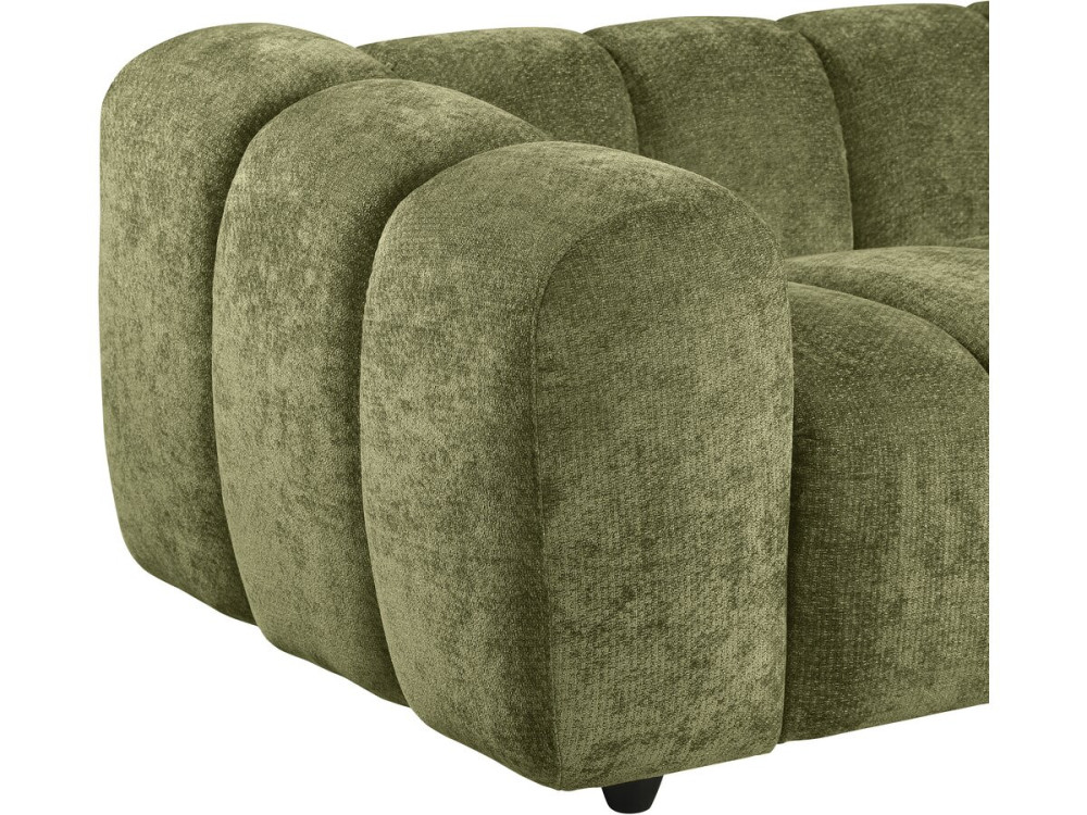 Gerades Sofa im Bubble-Stil aus dem Stoff „Courcelles“ – 2-Sitzer – Grün