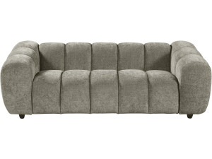 Gerades Sofa im Bubble-Stil aus dem Stoff „Courcelles“ – 3-Sitzer – Braun