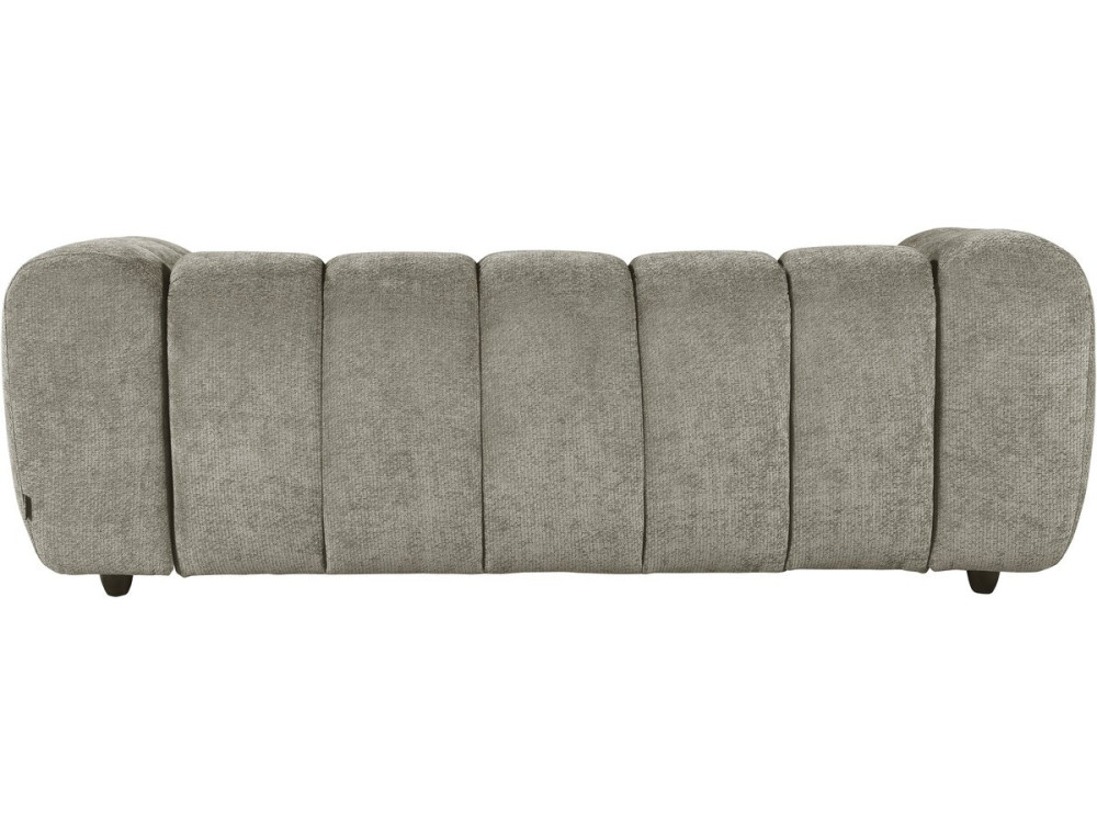 Gerades Sofa im Bubble-Stil aus dem Stoff „Courcelles“ – 3-Sitzer – Braun