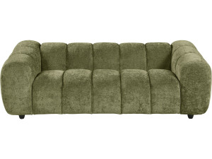 Gerades Sofa im Bubble-Stil aus dem Stoff „Courcelles“ – 3-Sitzer – Grün