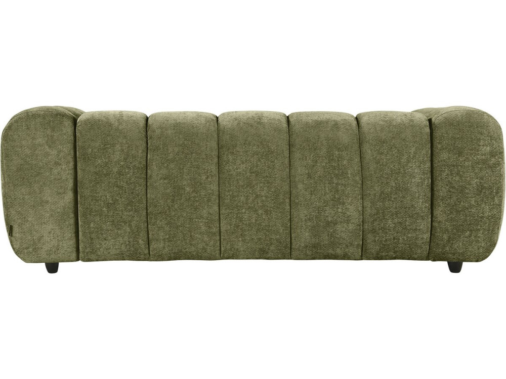 Gerades Sofa im Bubble-Stil aus dem Stoff „Courcelles“ – 3-Sitzer – Grün