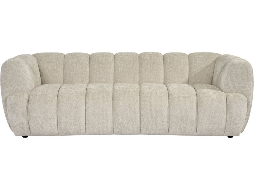 Gerades Sofa im Bubble-Stil aus dem Stoff „Malakoff“ – 3-Sitzer – Beige