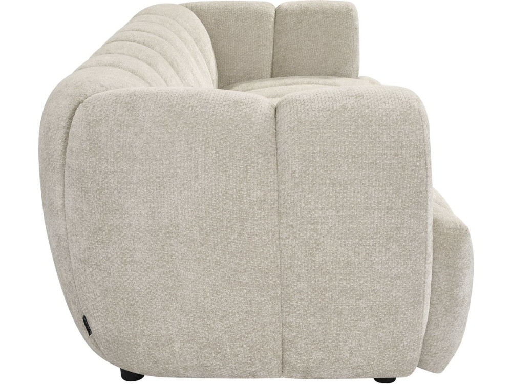 Gerades Sofa im Bubble-Stil aus dem Stoff „Malakoff“ – 3-Sitzer – Beige