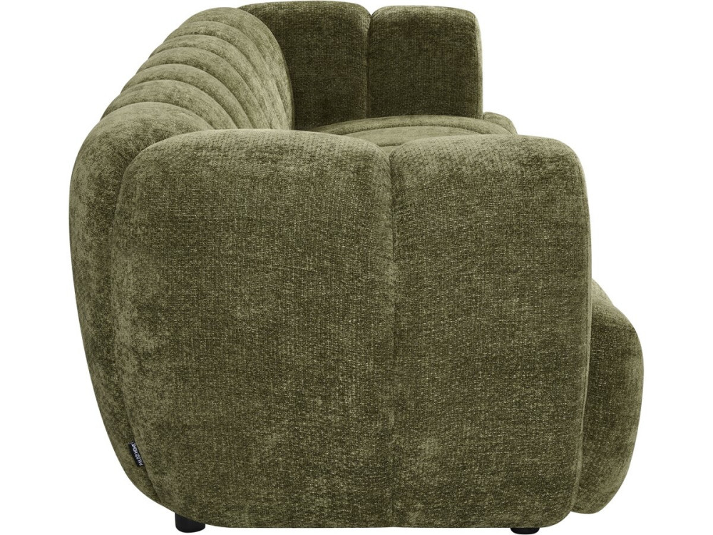 Gerades Sofa im Bubble-Stil aus dem Stoff „Malakoff“ – 3-Sitzer – Grün