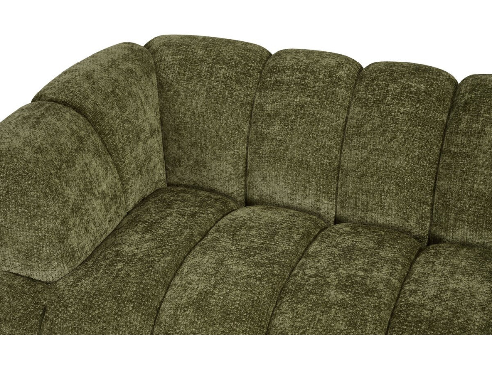 Gerades Sofa im Bubble-Stil aus dem Stoff „Malakoff“ – 3-Sitzer – Grün