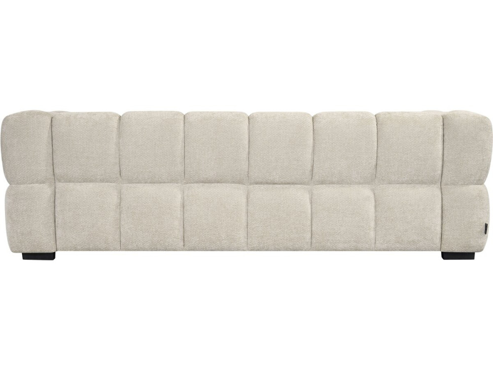 Gerades Sofa im Bubble-Stil aus dem Stoff „Spontini“ – 3-Sitzer – Beige