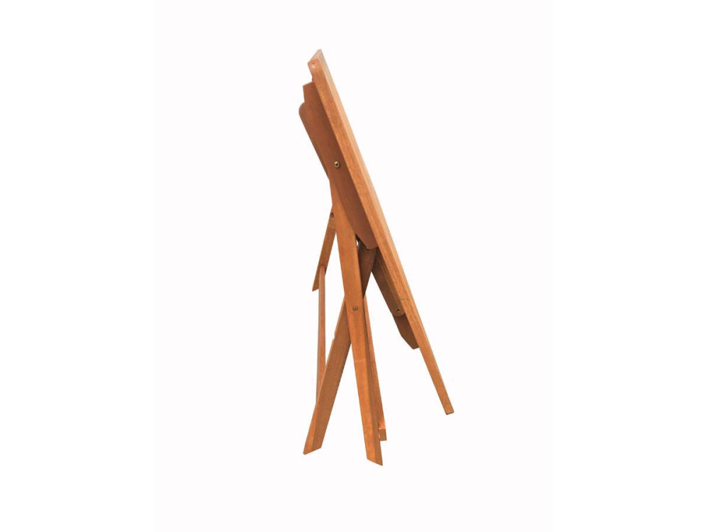 Klapptisch aus exotischem Holz  "Hongkong" - Ahorn - 135 x 80 cm - Hellbraun
