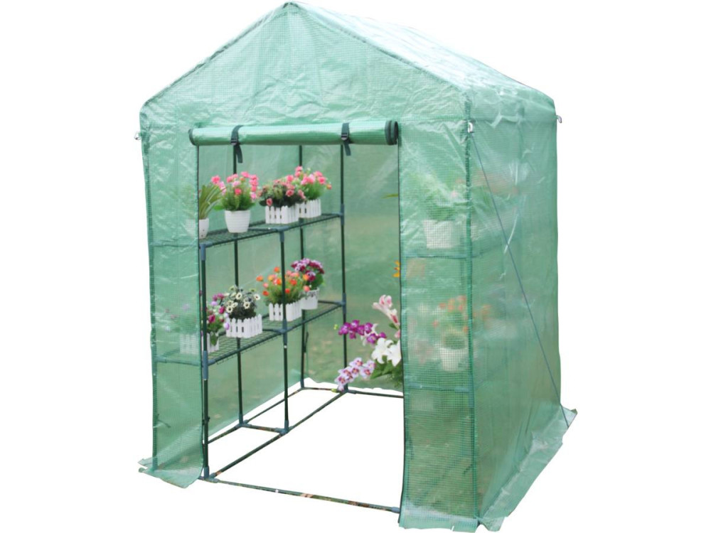 GEWÄCHSHAUS TOMATE PETUNIA - 2,04 M² - 1,43 X 1,43 X 1,95