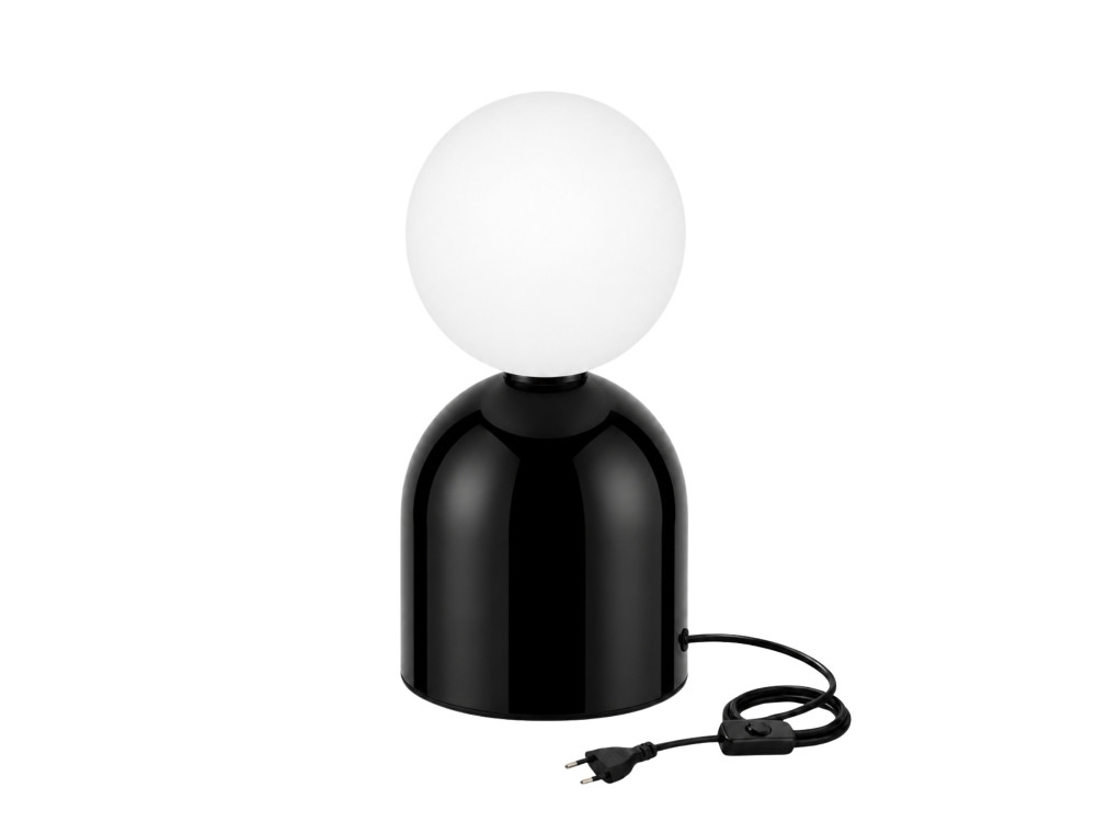 Tischlampe aus Metall „Pupa“ – 14 x 14 x 25 cm – Schwarz