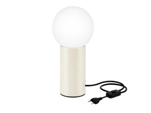 Tischlampe aus Metall „Polo“ – 15 x 15 x 35 cm – Beige