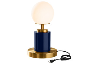 Tischlampe aus Metall „Moira“ – 17 x 17 x 34 cm – Blau