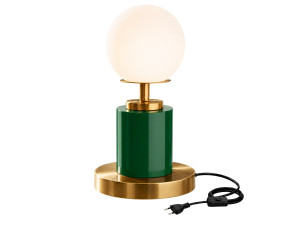Tischlampe aus Metall „Moira“ – 17 x 17 x 34 cm – Grün