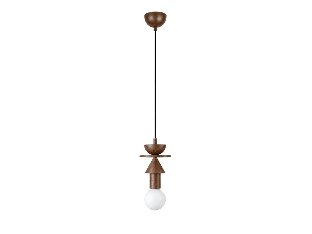 Hängeleuchte aus Holz „Rotas“ – 13 x 13 x 118 cm – Braun