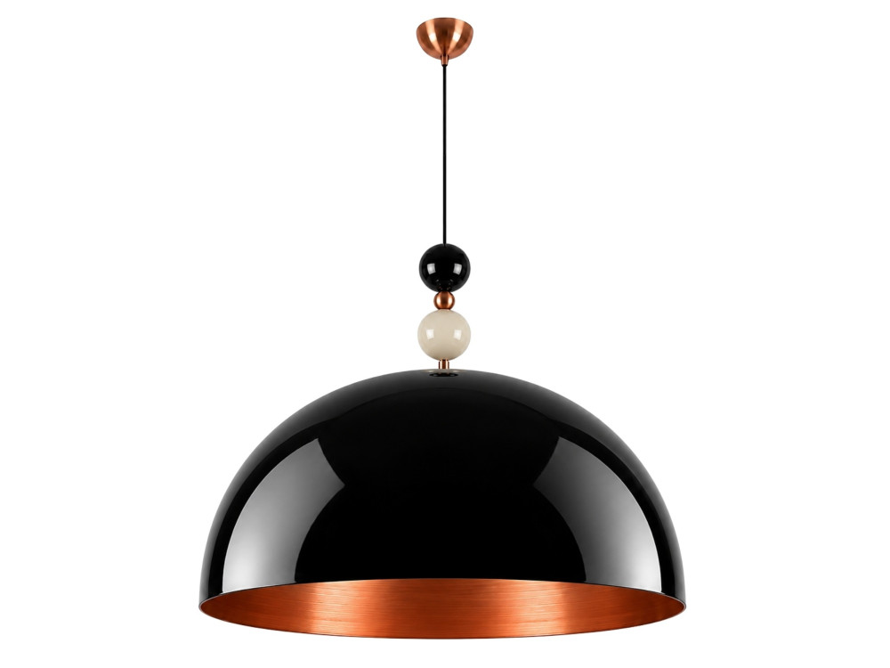 Metall-Hängeleuchte „Bubble“ – 60 x 60 cm – Schwarz