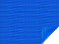 Luftblasenabdeckplane für Pool Florida - 400 µ -mit Saum auf einer Seite - Blau