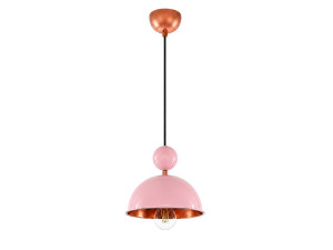 Metall-Hängeleuchte „Bubble“ – 21 x 21 cm – Rosa