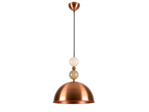 Metall-Hängeleuchte „Bubble“ – 31 x 31 cm – Kupfer