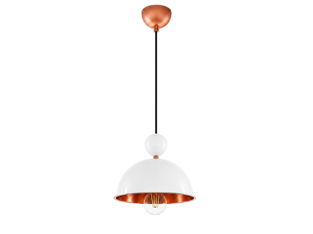 Metall-Hängeleuchte „Bubble“ – 21 x 21 cm – Beige