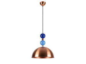 Metall-Hängeleuchte „Bubble“ – 31 x 31 cm – Kupfer