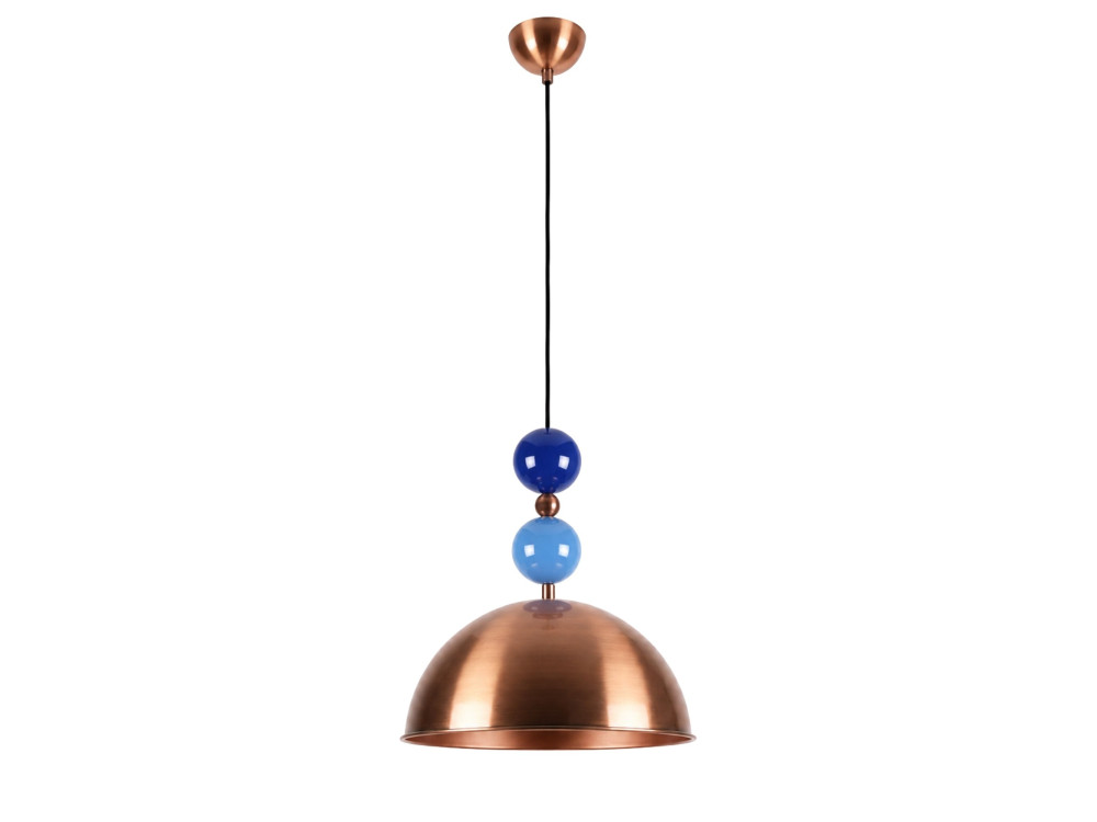 Metall-Hängeleuchte „Bubble“ – 31 x 31 cm – Kupfer