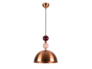 Metall-Hängeleuchte „Bubble“ – 31 x 31 cm – Kupfer