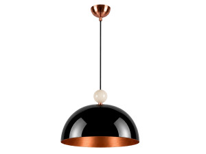 Metall-Hängeleuchte „Bubble“ – 40 x 40 cm – Schwarz