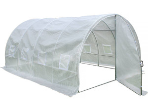Tunnelgewächshaus mit Schwingtür "mimosa"- 180 g/m² - 12 m² - 4 x 3 x 2 m