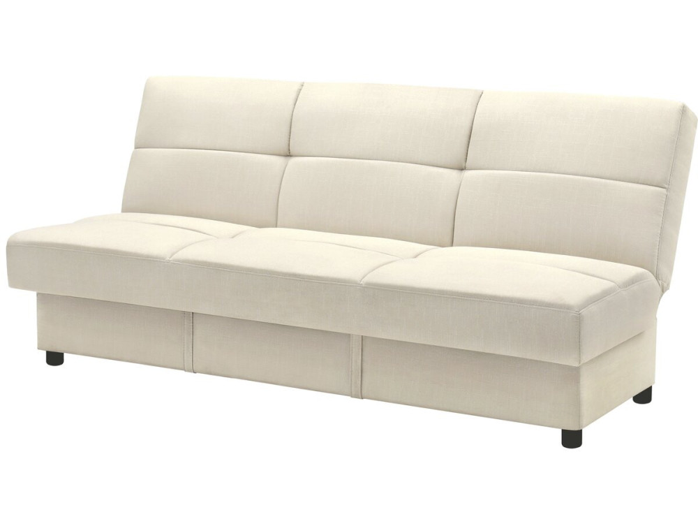 Clic-Clac-Sofa "Enzo" - 186 x 80 x 87 cm - 3-Sitzer - Beige