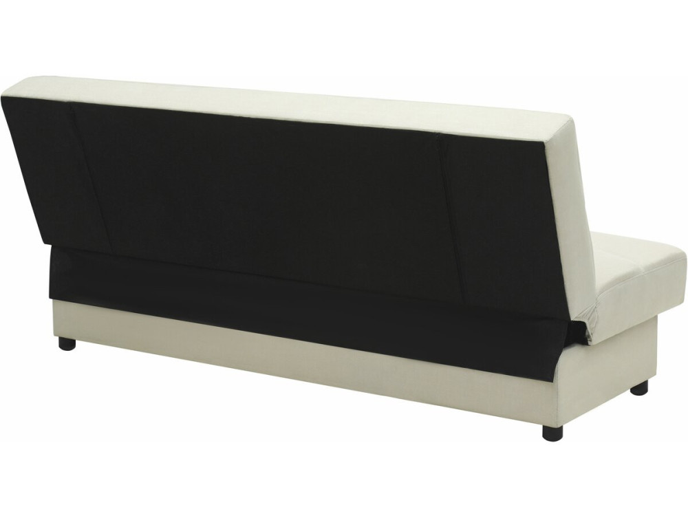 Clic-Clac-Sofa "Enzo" - 186 x 80 x 87 cm - 3-Sitzer - Beige