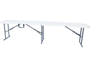 Klappbank "Foldy" - 183 x 28 x 43 cm - Weiß