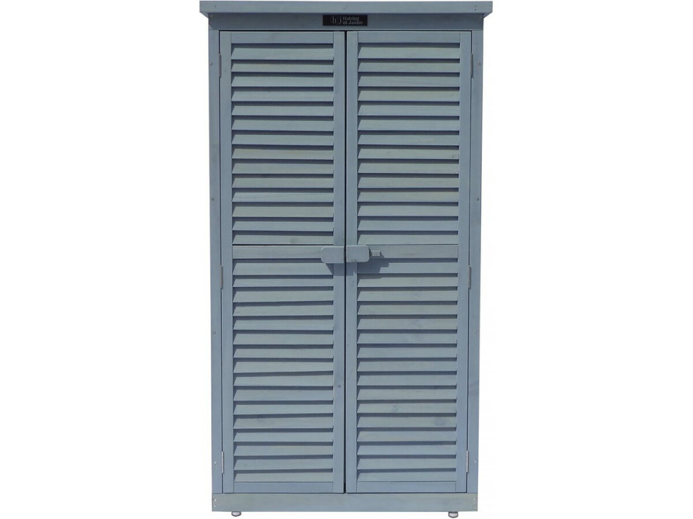 Gartenschrank "Space" - 87 x 46,5 x 160 cm - Himmelblau