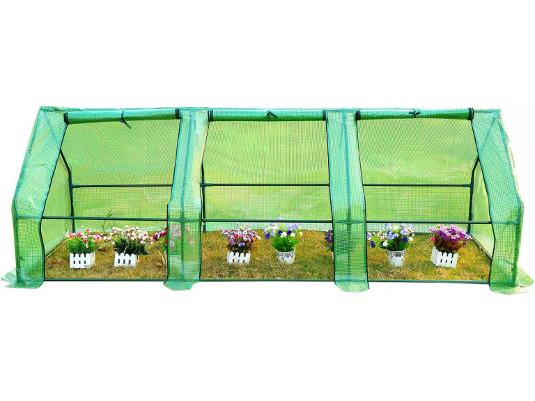 GEWÄCHSHAUSGESTELL PETUNIA - 2,43 M² - 2,7 x 0,9 x 0,9 M
