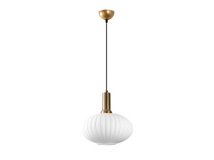 Metall-Hängeleuchte „Asker“ – 30 x 30 cm – Goldfarben