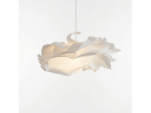 Hängeleuchte aus Kunststoff „MOD0009“ – 58 x 58 cm – Weiß