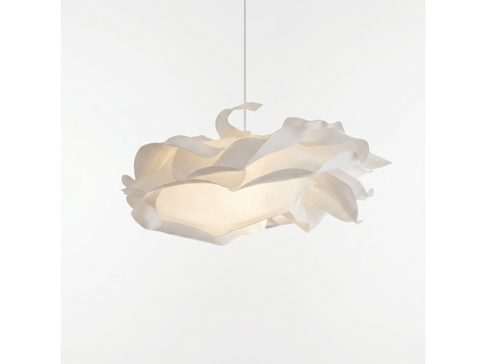Hängeleuchte aus Kunststoff „MOD0009“ – 58 x 58 cm – Weiß