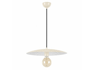 Metall-Hängeleuchte „Soleil“ – 39 x 39 cm – Beige