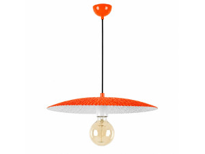 Metall-Hängeleuchte „Soleil“ – 39 x 39 cm – Orange