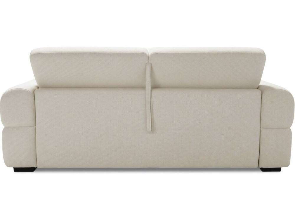 Express-Schlafsofa „Zoé“ – Matratze 18 cm – Liegefläche 140 cm – 3-Sitzer – Beige