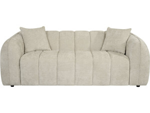Gerades Sofa im Bubble-Stil aus dem Stoff „Wagram“ – 3-Sitzer – Beige