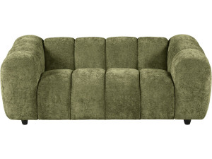 Gerades Sofa im Bubble-Stil aus dem Stoff „Courcelles“ – 2-Sitzer – Grün