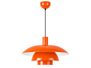Metall-Hängeleuchte „Layer“ – 45 x 45 cm – Orange