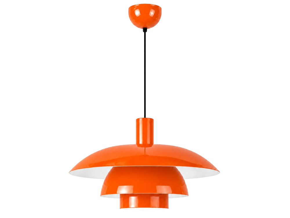 Metall-Hängeleuchte „Layer“ – 45 x 45 cm – Orange