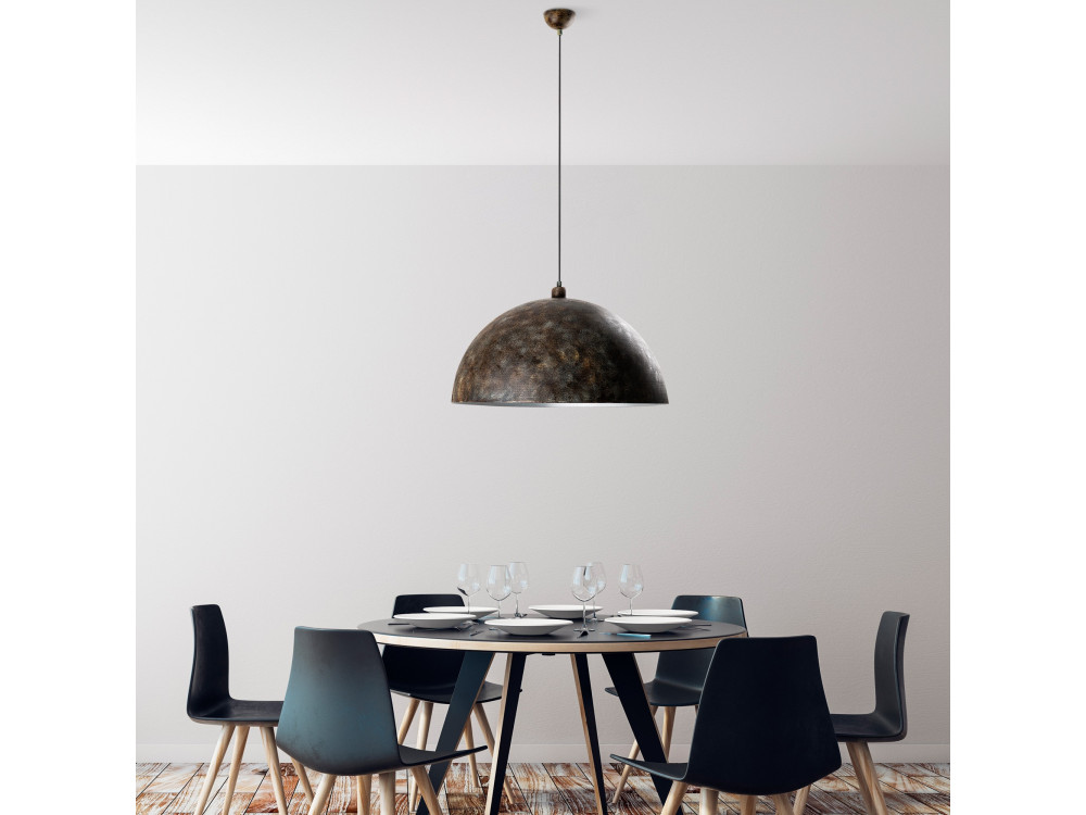 Metall-Hängeleuchte „Kure“ – 60 x 60 cm – Antik