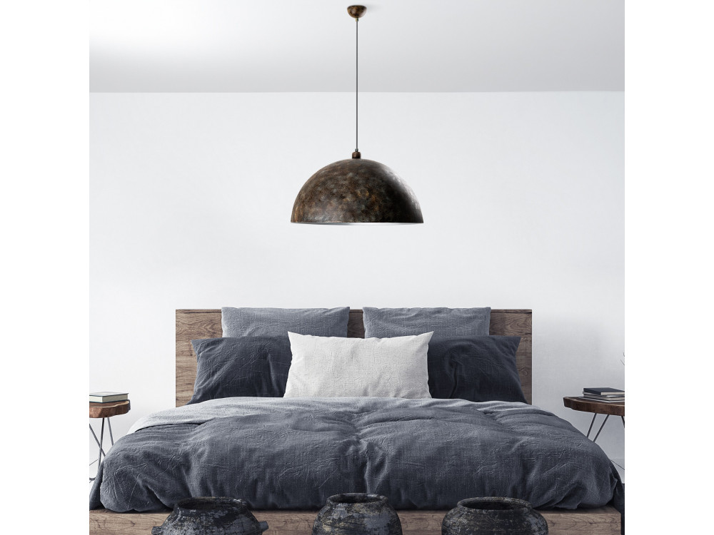 Metall-Hängeleuchte „Kure“ – 60 x 60 cm – Antik