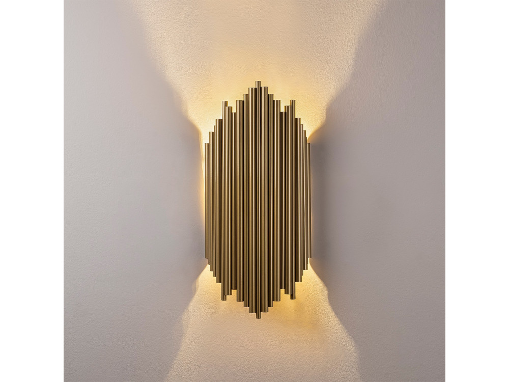 Wandleuchte aus Metall „Kara“ – 18 x 8 cm – Gelb