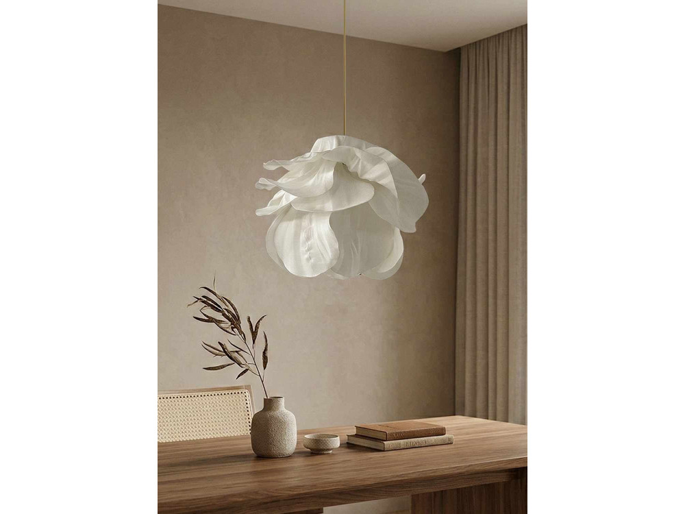 Hängeleuchte aus Kunststoff „MOD0007“ – 48 x 48 cm – Weiß