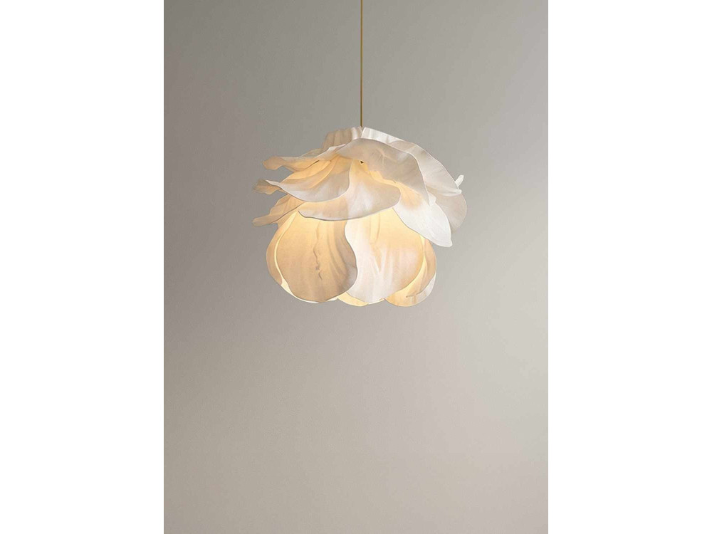 Hängeleuchte aus Kunststoff „MOD0007“ – 48 x 48 cm – Weiß