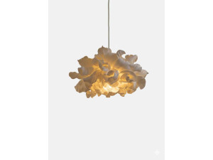 Hängeleuchte aus Kunststoff „MOD0018“ – 48 x 48 cm – Cremefarben