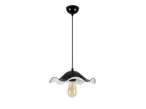 Metall-Hängeleuchte „Liana“ – 29 x 29 cm – Schwarz