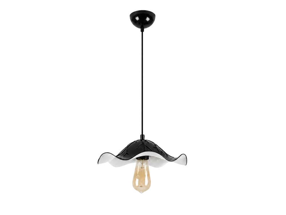 Metall-Hängeleuchte „Liana“ – 29 x 29 cm – Schwarz